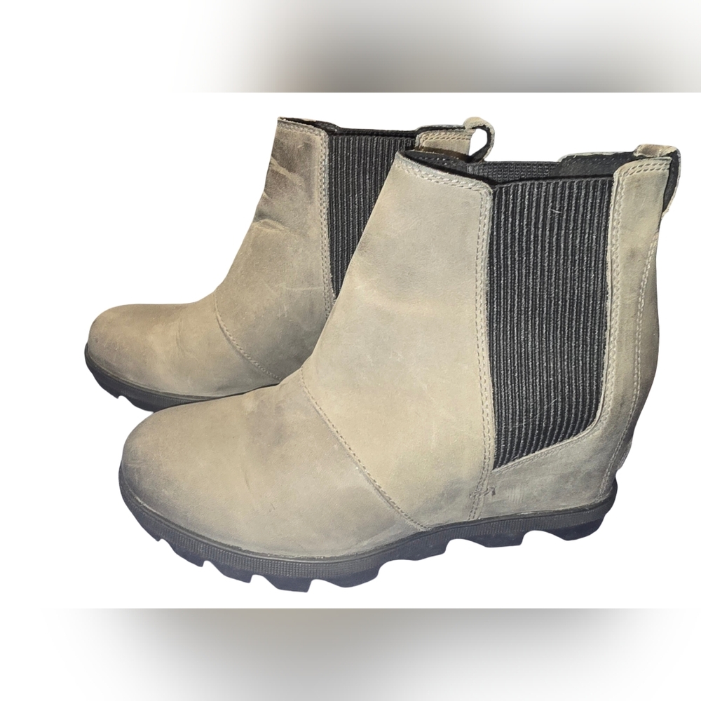 Sorel Gray Ankle Boots with Gray/ Black